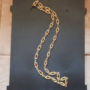 Vintage signed Accessocraft N.Y.C. goldtone chain necklace